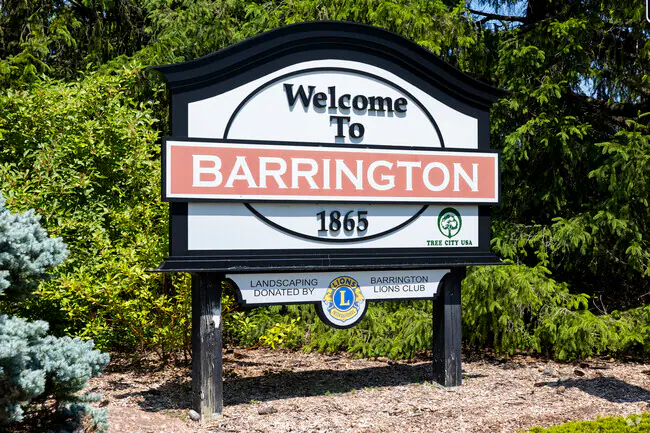 Barrington Illinois welcome sign